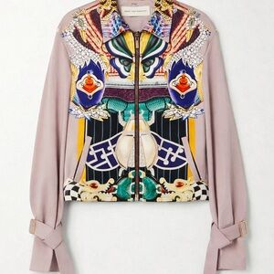 MARY KATRANTZOU Multicolor Graphic Bomber Jacket